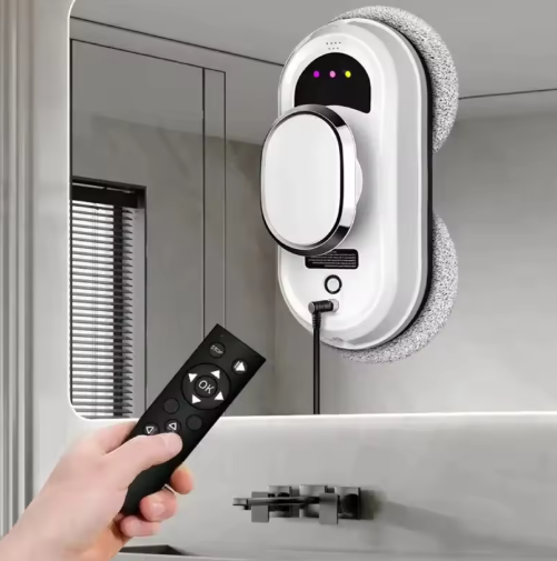 Automatische Raamreinigingsrobot met Sterke Zuigkracht en Afstandsbediening – Slimme Oplossing voor Streeploze Ramen-5